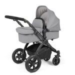 Ickle Bubba Stomp Luxe 9 Piece Pram Bundle Pearl Grey - Cocun