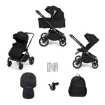 Ickle Bubba Altima 9 Piece Pram Bundle Black - Cocun