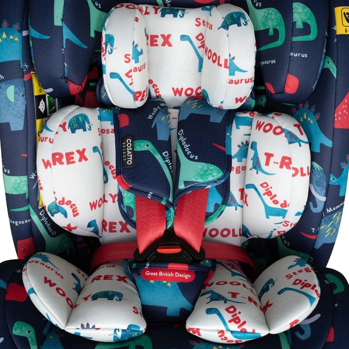 Cosatto Get Set Gro 360 Rotate I-Size Car Seat D Is For Dino - Cocun