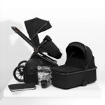 Ickle Bubba Altima 9 Piece Pram Bundle Black - Cocun