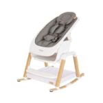 Tutti Bambini Nova Evolutionary Rocker White/Oak – Bouncers - Cocun