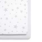 Snuz 2 Pack Crib Fitted Sheets Stars – Crib Bedding & Sheets - Cocun