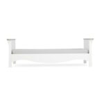 CuddleCo Clara Cot Bed White/Ash – Cots & Cot Beds - Cocun