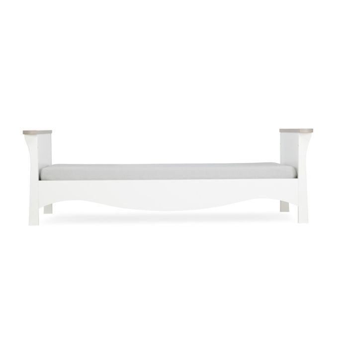CuddleCo Clara Cot Bed White/Ash – Cots & Cot Beds - Cocun