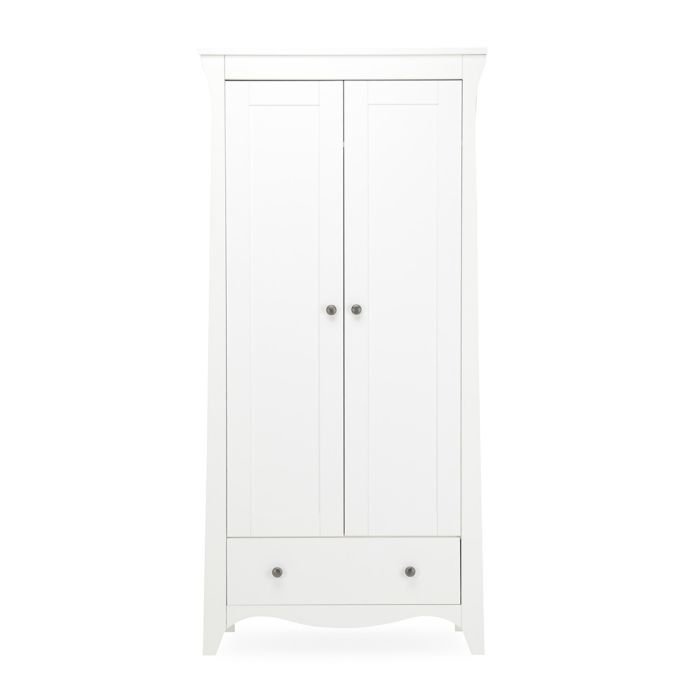 CuddleCo Clara Wardrobe White – Wardrobes - Cocun