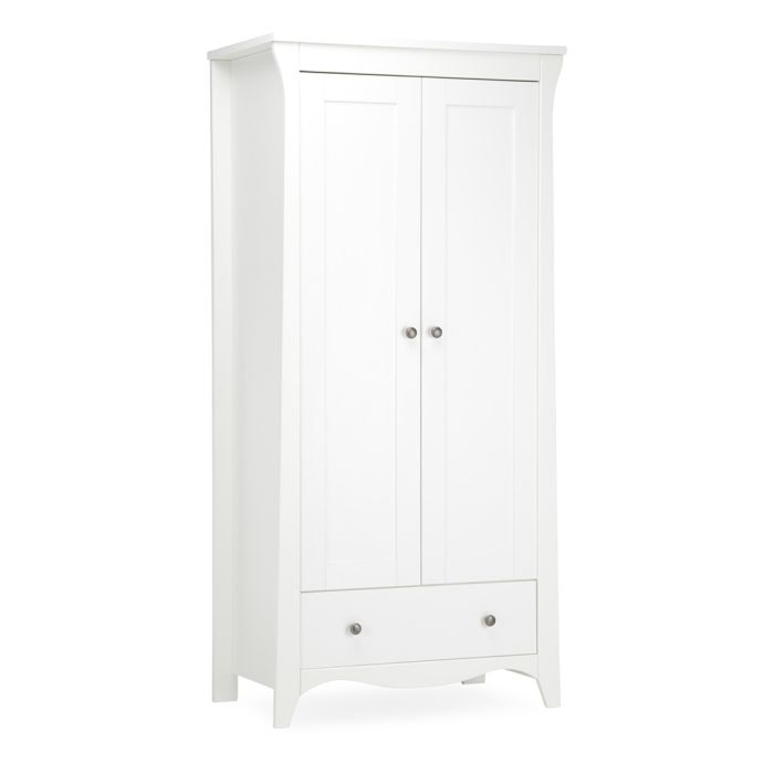 CuddleCo Clara Wardrobe White – Wardrobes - Cocun