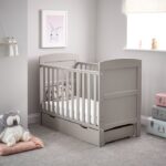 Obaby Grace Mini Cot Warm Grey – Cots & Cot Beds - Cocun