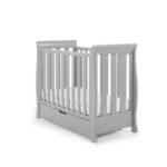 Obaby Stamford Space Saver Sleigh Cot Warm Grey – Cots & Cot Beds - Cocun Obaby Stamford Space Saver Sleigh Cot Warm Grey – Cots & Cot Beds - Cocun