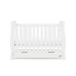 Obaby Stamford Mini Sleigh Cot White – Cots & Cot Beds - Cocun