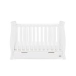 Obaby Stamford Mini Sleigh Cot White – Cots & Cot Beds - Cocun