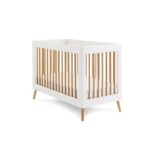 Obaby Maya Mini Cot White And Natural – Cots & Cot Beds - Cocun