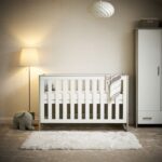 Obaby Nika Cot Bed Grey Wash And White – Cots & Cot Beds - Cocun