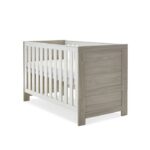 Obaby Nika Cot Bed Grey Wash And White – Cots & Cot Beds - Cocun