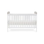 Obaby Grace Inspire Cot Bed Me & Mini Me Elephants Grey – Cots & Cot Beds - Cocun