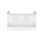 Obaby Grace Inspire Cot Bed Me & Mini Me Elephants Grey – Cots & Cot Beds - Cocun