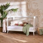 Obaby Maya Cot Bed White And Acrylic – Cots & Cot Beds - Cocun