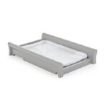 Obaby Stamford Sleigh Cot Top Changer Warm Grey – Furniture Accessories - Cocun