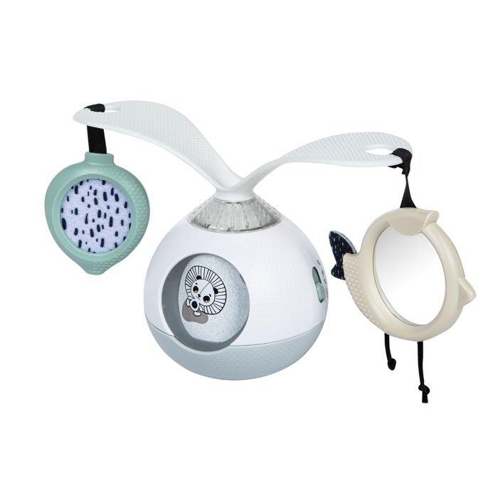 Tiny Love Tummy Time Mobile Decor Black & White – Musical Cot Mobiles - Cocun