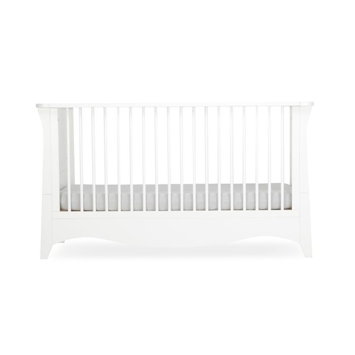CuddleCo Clara Cot Bed White – Cots & Cot Beds - Cocun