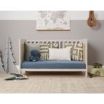 Tutti Bambini Alba Cot Bed White Sand/Distressed Oak – Cots & Cot Beds - Cocun