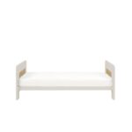 Tutti Bambini Alba Cot Bed White Sand/Distressed Oak – Cots & Cot Beds - Cocun