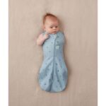 ergoPouch 0.2 TOG 0-3 Months Organic Summer Cocoon Swaddle Sleeping Bag Dragonfly – Sleeping Bags - Cocun