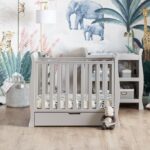 Obaby Stamford Space Saver Sleigh Cot 2 Piece Room Set Warm Grey – Furniture Sets - Cocun Obaby Stamford Space Saver Sleigh Cot 2 Piece Room Set Warm Grey – Furniture Sets - Cocun