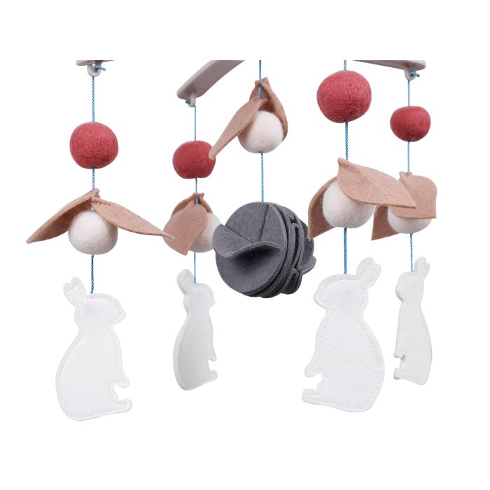 Tutti Bambini 2 In 1 Crib/Cot Nursery Mobile Scandinavian Walnut/Cocoon – Cot Mobiles - Cocun