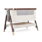 Tutti Bambini Cozee Luxe Bedside Crib Walnut/Cream – Cribs - Cocun