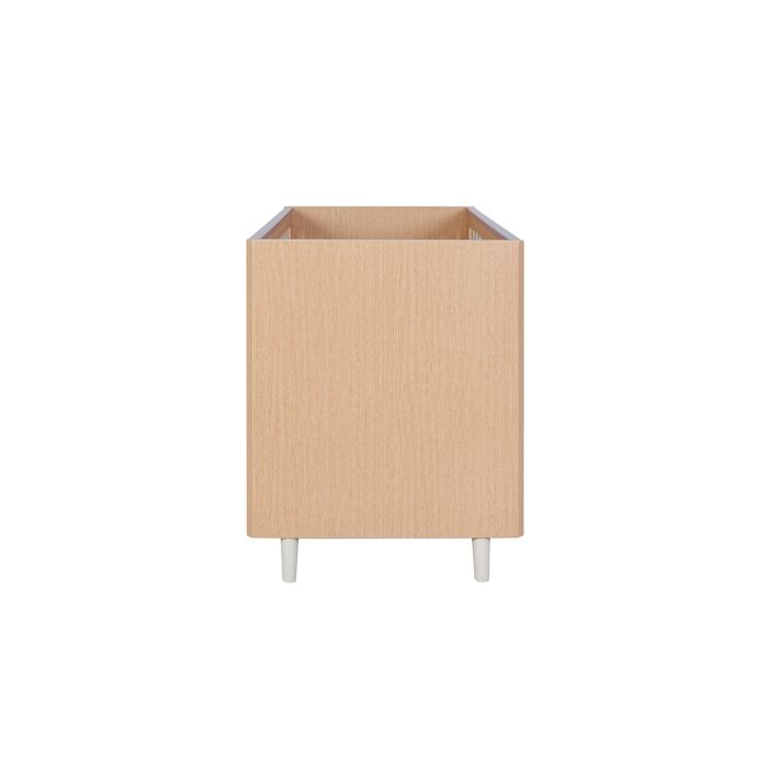 Tutti Bambini Fika Mini Cot Bed 2 Piece Room Set Light Oak/White Sand – Furniture Sets - Cocun