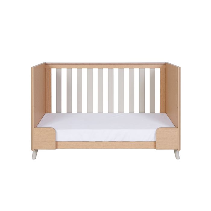 Tutti Bambini Fika Mini Cot Bed 2 Piece Room Set Light Oak/White Sand – Furniture Sets - Cocun