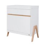 Tutti Bambini Fuori Chest Changer White/Light Oak – Nursery Drawers - Cocun