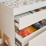 Tutti Bambini Fuori Chest Changer White/Light Oak – Nursery Drawers - Cocun