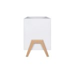 Tutti Bambini Fuori Mini Cot Bed White/Light Oak – Cots & Cot Beds - Cocun