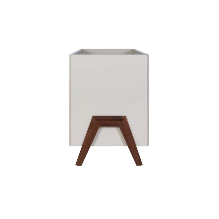 Tutti Bambini Fuori Mini Cot Bed Warm Walnut/White Sand – Cots & Cot Beds - Cocun