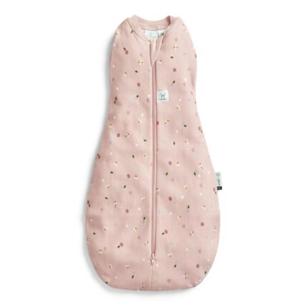 ergoPouch 0.2 TOG 0-3 Months Organic Summer Cocoon Swaddle Sleeping Bag Daisies – Sleeping Bags - Cocun