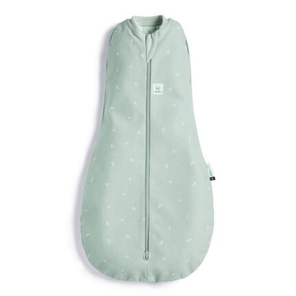 ergoPouch 1.0 TOG 3-6 Months Organic All Year Cocoon Swaddle Sleeping Bag Sage – Sleeping Bags - Cocun