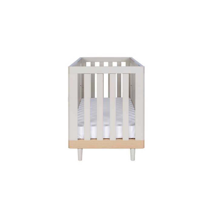Tutti Bambini Hygge Mini Cot Bed 2 Piece Room Set Light Oak/White Sand – Furniture Sets - Cocun