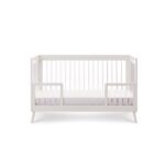 Obaby Maya Cot Bed White And Acrylic – Cots & Cot Beds - Cocun