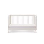 Obaby Maya Cot Bed White And Acrylic – Cots & Cot Beds - Cocun