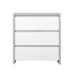 Tutti Bambini Modena Changing Unit Grey Ash/White – Nursery Drawers - Cocun