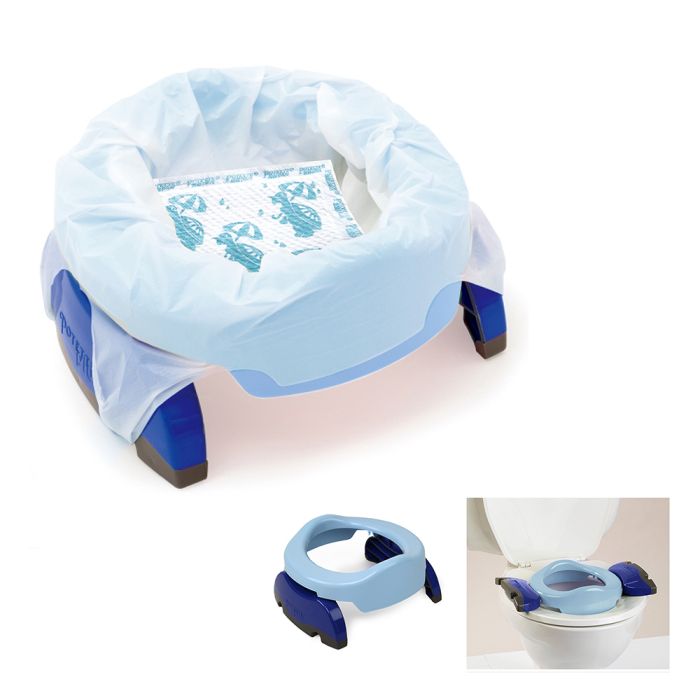 Potette Plus Potty & 3 Liners Blue & Navy – Potties - Cocun