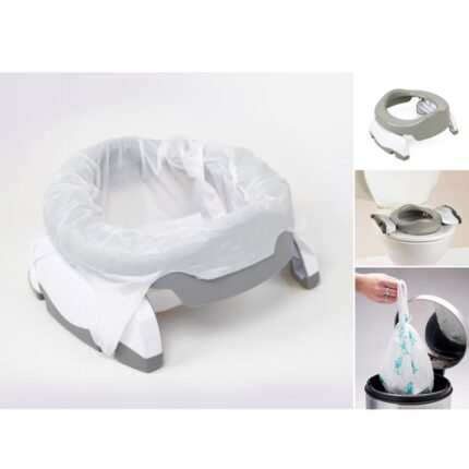 Potette Plus Potty & 3 Liners Grey & White – Potties - Cocun
