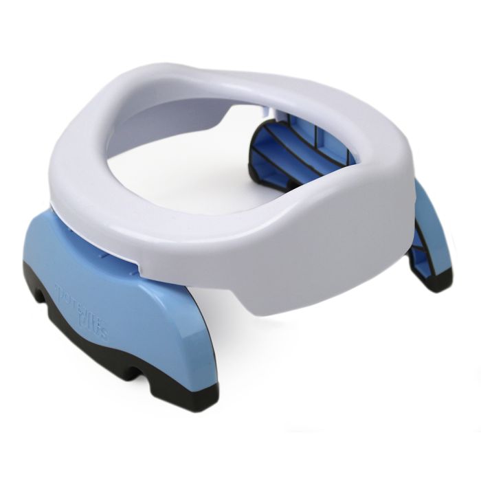 Potette Plus Potty & 3 Liners White & Blue – Potties - Cocun