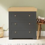 Tutti Bambini Rio Chest Changer Slate/Oak – Nursery Drawers - Cocun Tutti Bambini Rio Chest Changer Slate/Oak – Nursery Drawers - Cocun