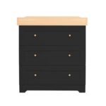 Tutti Bambini Rio Chest Changer Slate/Oak – Nursery Drawers - Cocun Tutti Bambini Rio Chest Changer Slate/Oak – Nursery Drawers - Cocun
