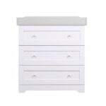 Tutti Bambini Rio Chest Changer White/Dove Grey – Nursery Drawers - Cocun Tutti Bambini Rio Chest Changer White/Dove Grey – Nursery Drawers - Cocun