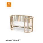Stokke Sleepi Bed Fitted Sheet V3 White – Cot and Bed Sheets - Cocun