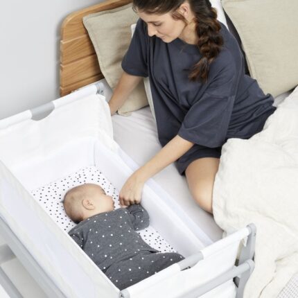 SnuzPod4 Bedside Crib Starter Bundle Dove Grey – Cribs - Cocun