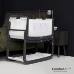 SnuzPod4 Bedside Crib Slate – Cribs - Cocun